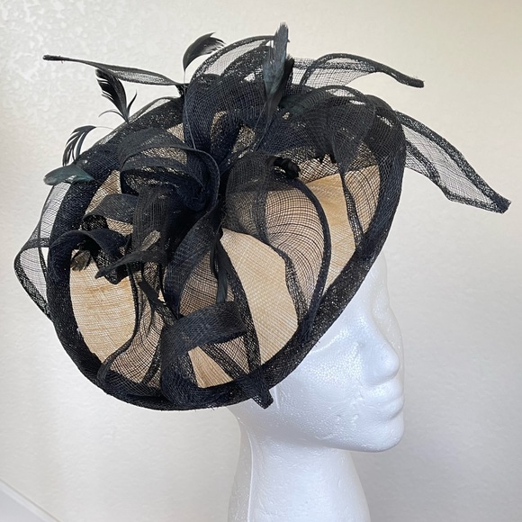 Amihan_Artisans Accessories Natural Black Saucer Fascinator Poshmark